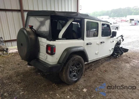 2021 Jeep Wrangler Unlimited Sport 4X4 from USA, damaged, VIN 1C4HJXDN4MW790999